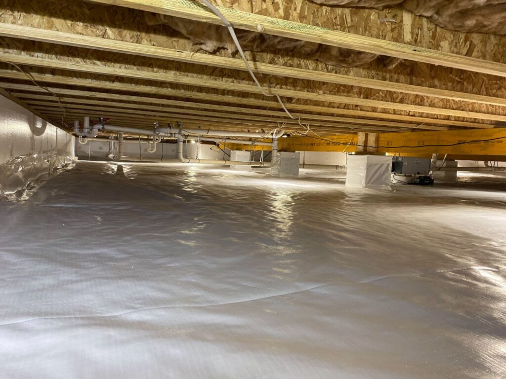 Crawl Space Encapsulation with Borafoam